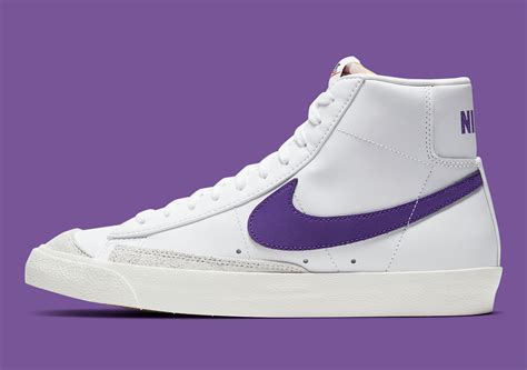 purple nike blazers men